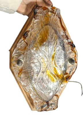 Wall Light in Murano Glass from Mazzega-ZVO-1787029