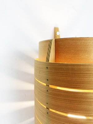 Wall Light in Pine by Hans-Agne Jakobsson for AB Ellysett, 1960s-ZM-1791843