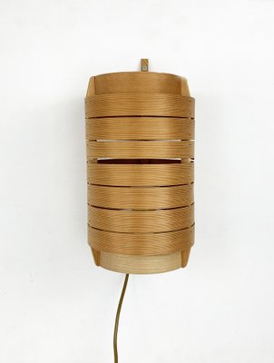 Wall Light in Pine by Hans-Agne Jakobsson for AB Ellysett, 1960s-ZM-1791843