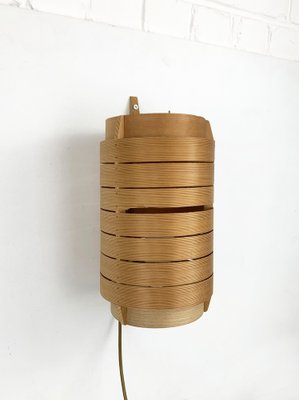 Wall Light in Pine by Hans-Agne Jakobsson for AB Ellysett, 1960s-ZM-1791843