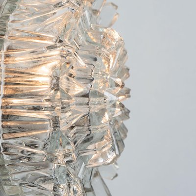 Wall Light in Sculptural Clear Glass from Peill & Putzler, 1970s-VDW-1719592