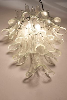 Wall Light in Transparent Glass Petals from Venini, 1970s-XDW-1759750