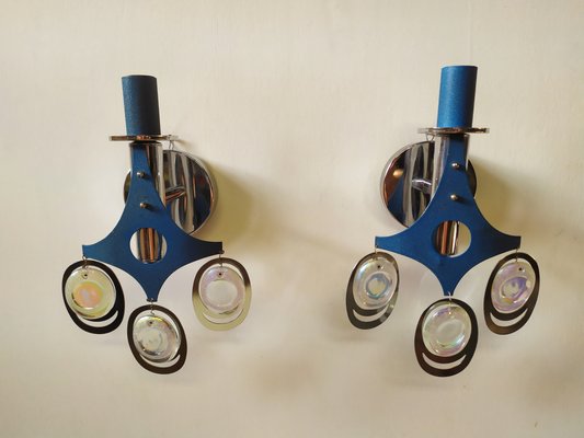 Wall Lights attributed to Oscar Torlasco,1960s, Set of 2-EI-1361290