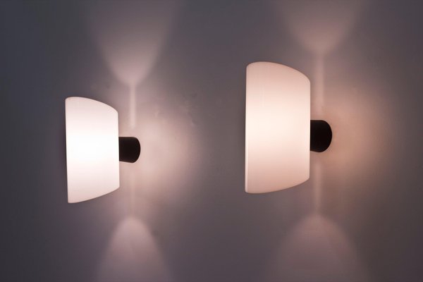 Wall Lights by Bo Råman for ASEA, 1960s, Set of 2-KO-635218