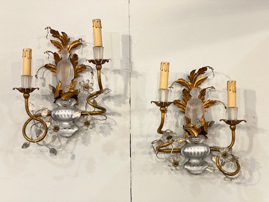 Wall Lights from Maison Baguès, 1960s, Set of 2-NPC-1422701