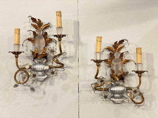 Wall Lights from Maison Baguès, 1960s, Set of 2-NPC-1422701