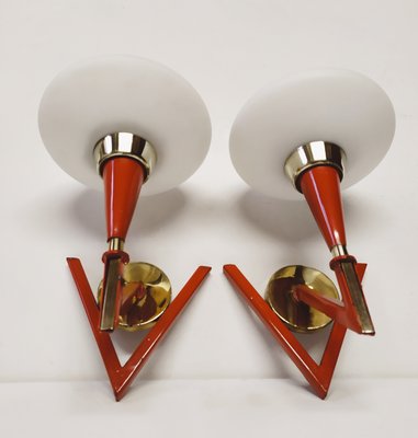 Wall Lights from Stilnovo, 1950s, Set of 2-EI-2034856