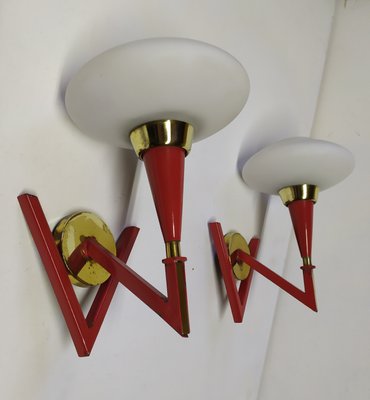 Wall Lights from Stilnovo, 1950s, Set of 2-EI-2034856