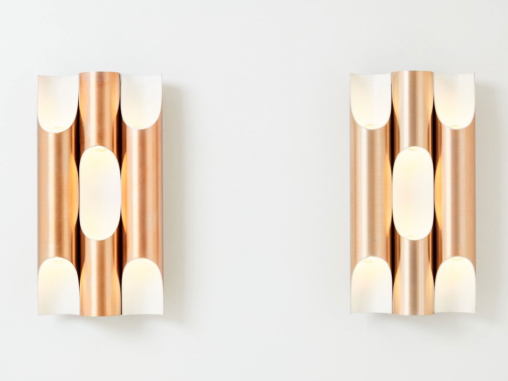 Wall Lights Fuga by Maija Liisa Komulainen for Raak, 1960s, Set of 4