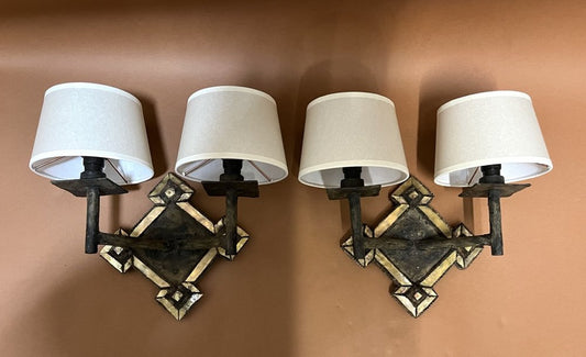 Wall Lights in Resin from Line Vautrin, France, 1960s, Set of 2