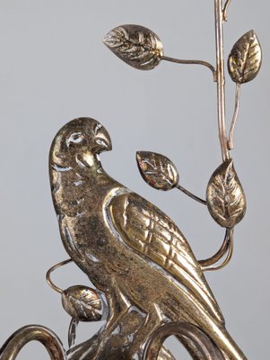 Wall Lights with Parrots and Leaves from Maison Baguès, 1950s, Set of 2-JJT-1820184