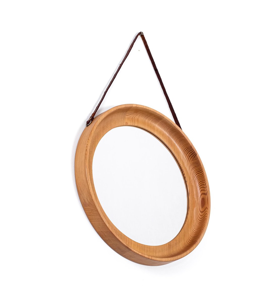 Wall Mirror attributed to Erik Höglund, Sweden, 1960s