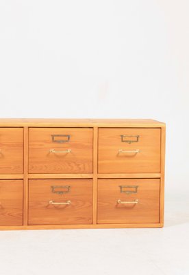 Wall-Mounted Cabinet in Solid Pine by Rud Rasmussen, 1940s-FK-1048816