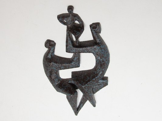 Wall Mounted Sculpture in Ceramic, 1960s-KL-1774869