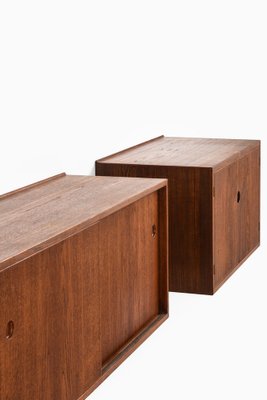 Wall Mounted Sideboards by Hans Wegner for Johannes Hansen, Set of 2-SC-1364688