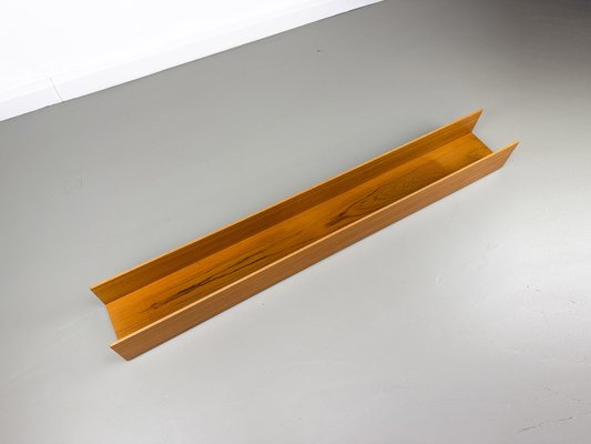 Wall Mounted Teak Shelf by Walter Wirz for Wilhelm Renz, 1960s-QEQ-2040168