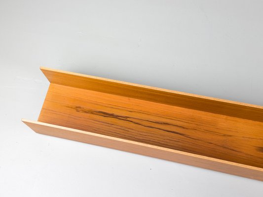 Wall Mounted Teak Shelf by Walter Wirz for Wilhelm Renz, 1960s-QEQ-2040168