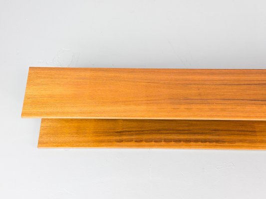 Wall Mounted Teak Shelf by Walter Wirz for Wilhelm Renz, 1960s-QEQ-2040168