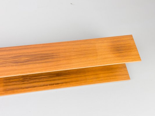 Wall Mounted Teak Shelf by Walter Wirz for Wilhelm Renz, 1960s-QEQ-2040168