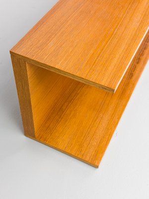 Wall Mounted Teak Shelf by Walter Wirz for Wilhelm Renz, 1960s-QEQ-2040168