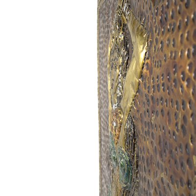 Wall Object of Belly Dancer in Hammered Copper-RY-1745459