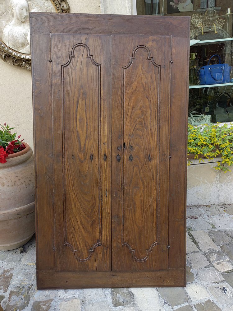 Wall Panel in Chestnut with Carvings on the Front