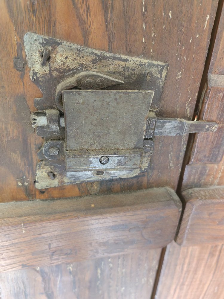 Wall Panel in Chestnut with Carvings on the Front