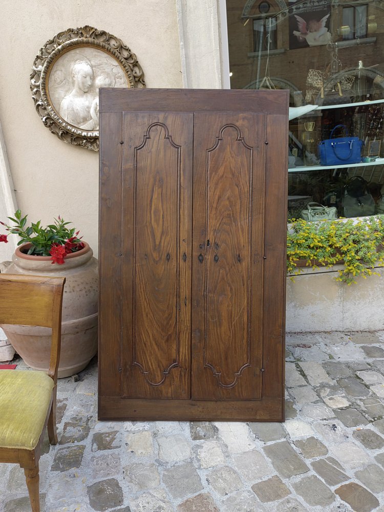 Wall Panel in Chestnut with Carvings on the Front