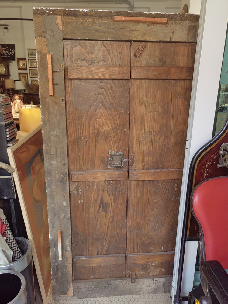 Wall Panel in Chestnut with Carvings on the Front