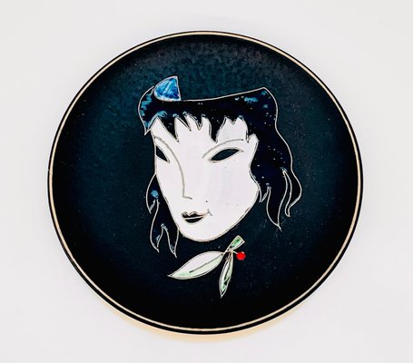 Wall Plate Ceramics, Ruscha, Germany, 1950s-GLD-1719500