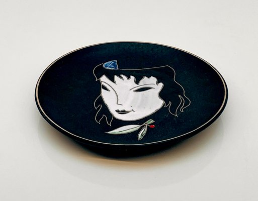 Wall Plate Ceramics, Ruscha, Germany, 1950s-GLD-1719500