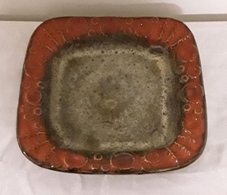 Wall Plate in Fat Lava Ceramic from Carstens, 1960s-HOI-823898