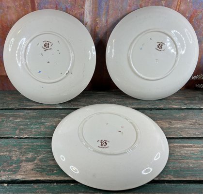 Wall Plates on Opera Music by Crei Montereau, 19th Century, Set of 3-EUT-1741801