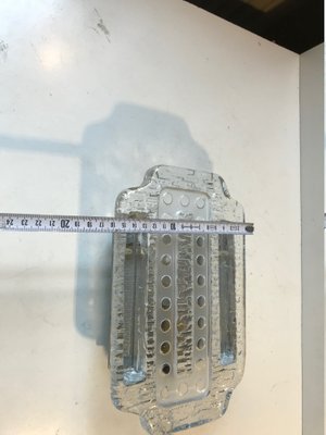 Wall Sconce in Ice Glass from Orrefors, 1970s-LCR-925986