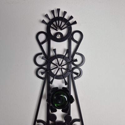 Wall Sculpture Candleholder from Dantoft, Denmark, 1960s-ZPB-2021927