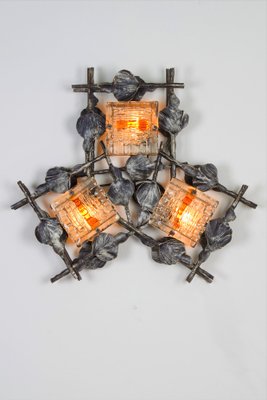 Wall Sculpture or Sconce by Tom Ahlström for A+E Leuchte, 1970s-IV-794866