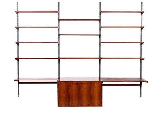 Wall Unit by Kai Kristiansen for Feldballes Møbelfabrik, 1960s, Set of 18-TLV-2028874