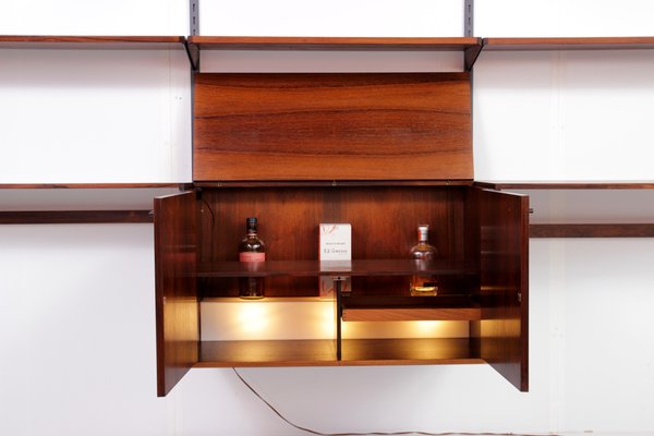 Wall Unit by Kai Kristiansen for Feldballes Møbelfabrik, 1960s, Set of 18-TLV-2028874