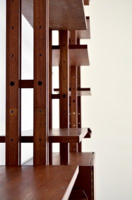 Wall Unit in Teak by Franco Albini for Poggi, 1950s-DUG-2041288