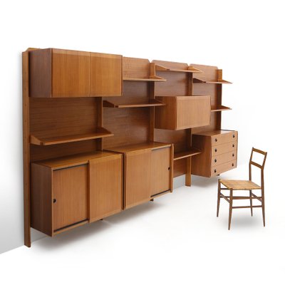 Wall Unit with Shelves, Drawers and Cabinets, 1960s-EZ-1703568