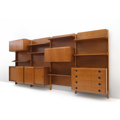 Wall Unit with Shelves, Drawers and Cabinets, 1960s-EZ-1703568