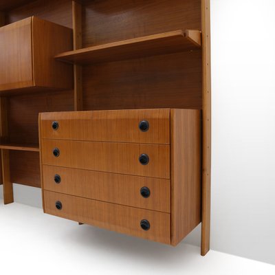 Wall Unit with Shelves, Drawers and Cabinets, 1960s-EZ-1703568