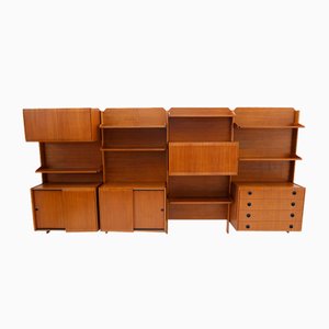 Wall Unit with Shelves, Drawers and Cabinets, 1960s-EZ-1703568