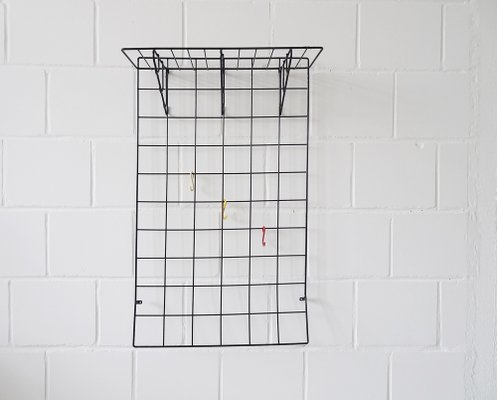 Wall Wardrobe in Metal with String Design, 1980s-BLG-1793465