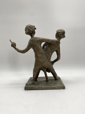 Walli Gebhard Linke, Fairytale Sculpture with Two Boys, 1950, Bronze-CZ-1754354