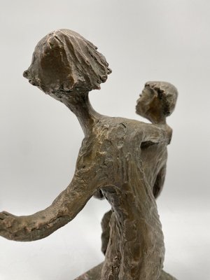 Walli Gebhard Linke, Fairytale Sculpture with Two Boys, 1950, Bronze-CZ-1754354