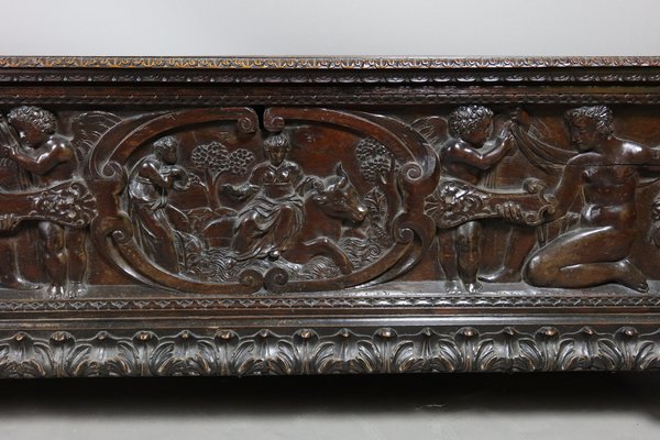 Walnut 19th Century Walnut Cassone Chest-WSV-1802270