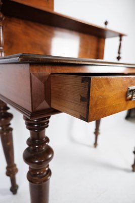 Walnut and Glass Dressing Table, 1880s-UY-999231