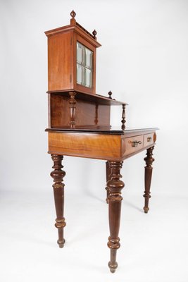 Walnut and Glass Dressing Table, 1880s-UY-999231