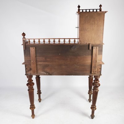 Walnut and Glass Dressing Table, 1880s-UY-999231